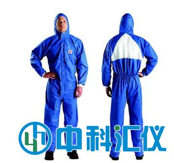 美國(guó)3M4530 藍(lán)色帶帽連體防護(hù)服